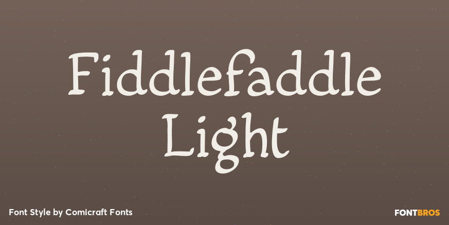 Fiddlefaddle Light Poster
