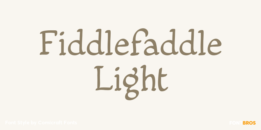 Fiddlefaddle Light Poster