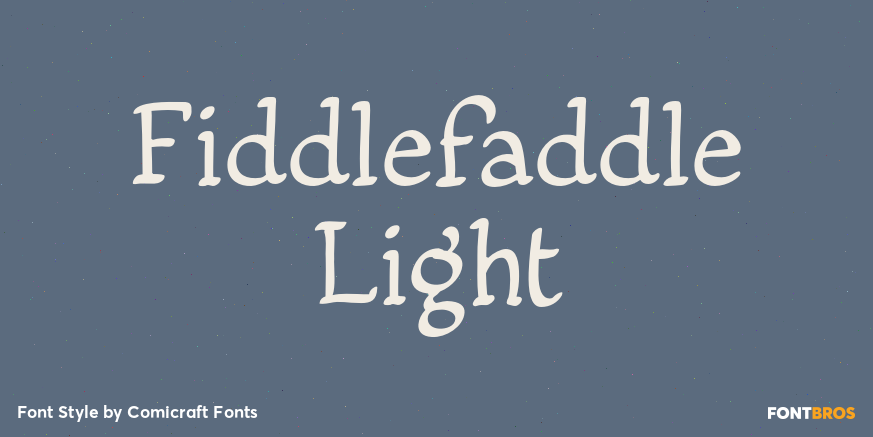 Fiddlefaddle Light Poster