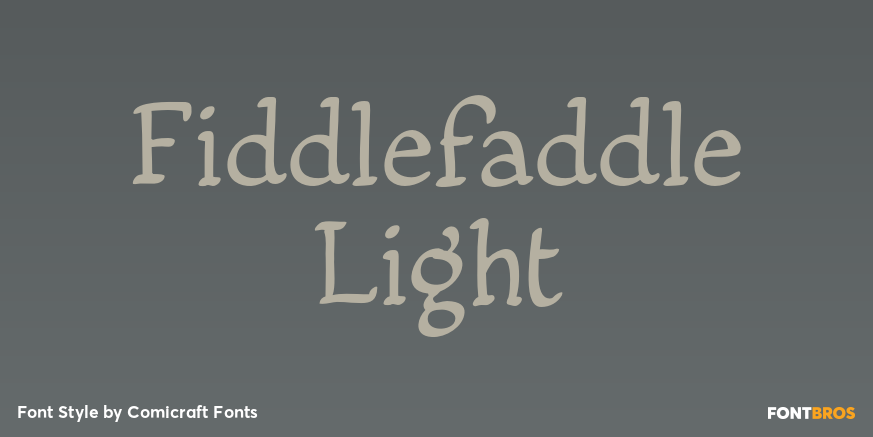 Fiddlefaddle Light Poster