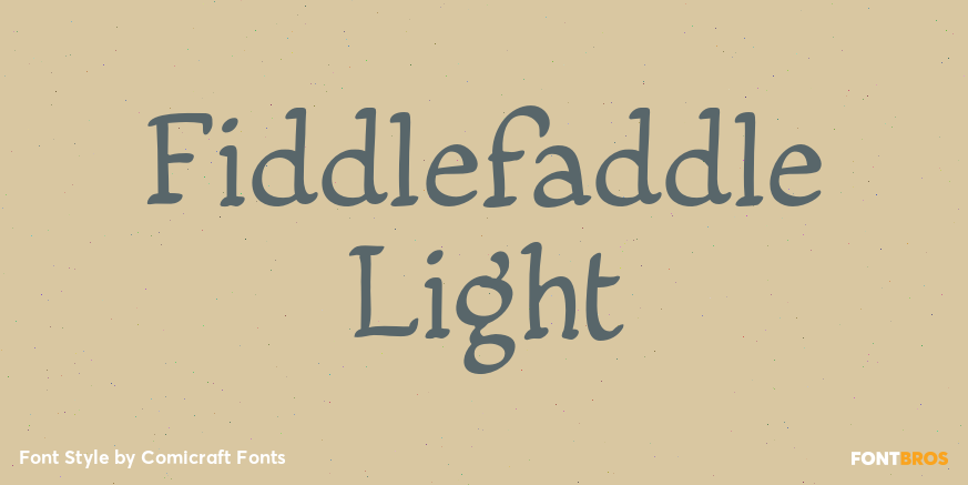 Fiddlefaddle Light Poster