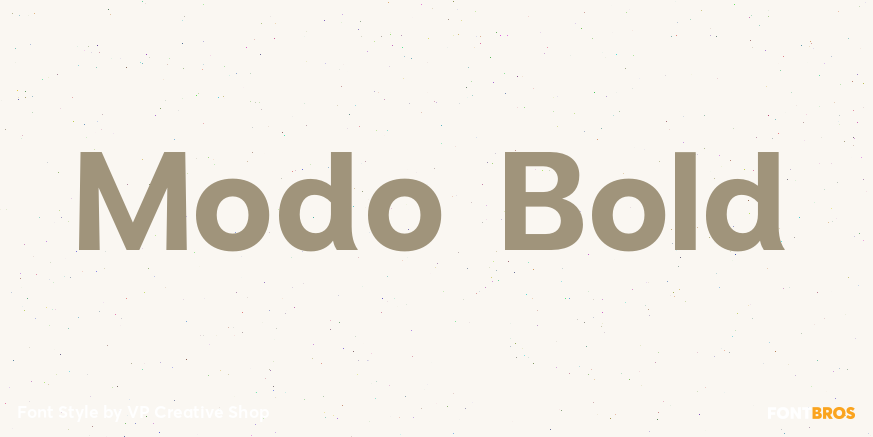 Modo Bold Font Poster #1