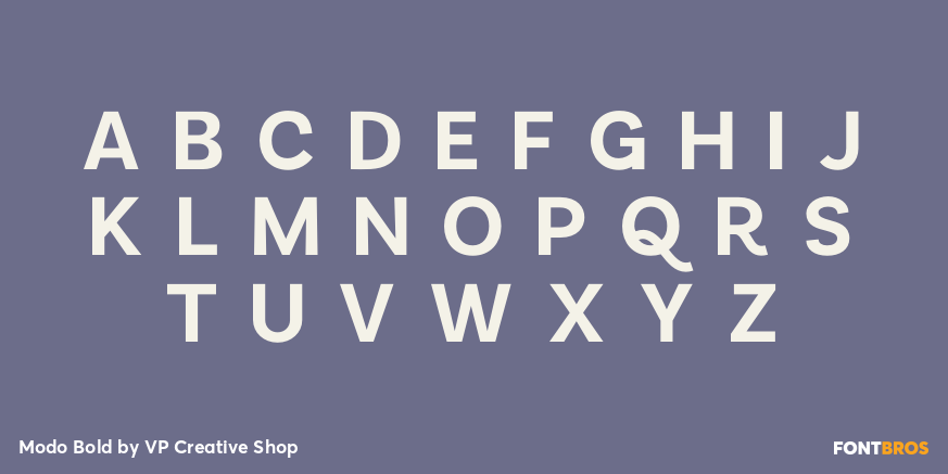 Modo Bold Font Poster #2