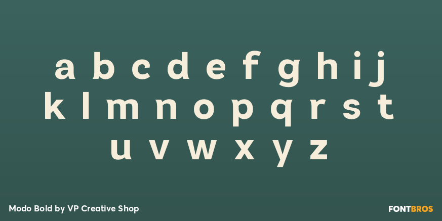 Modo Bold Font Poster #1
