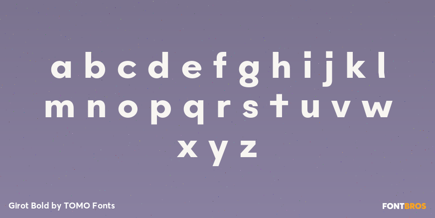 Girot Bold Font Poster #3