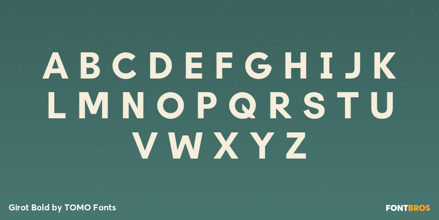 Girot Bold Font Poster #1
