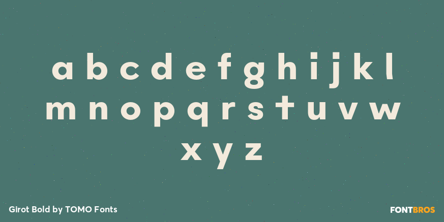 Girot Bold Font Poster #1