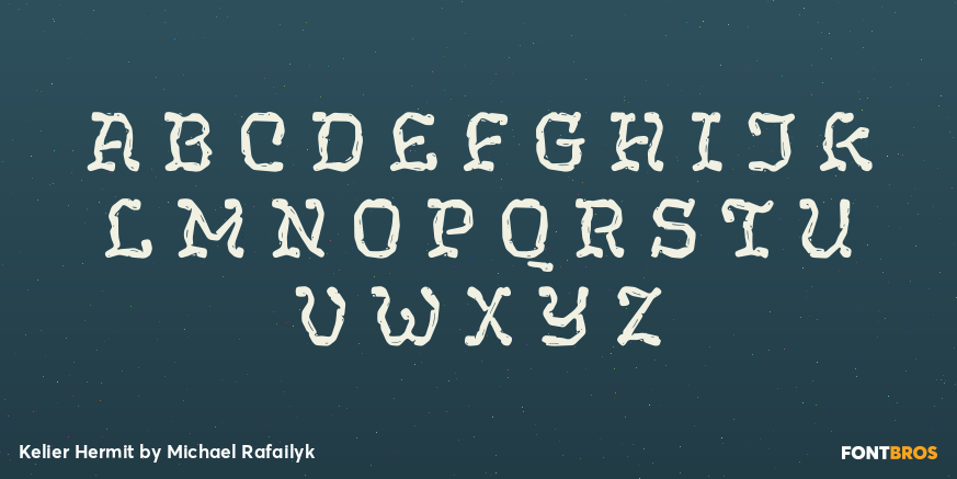 Kelier Hermit Font Poster #2