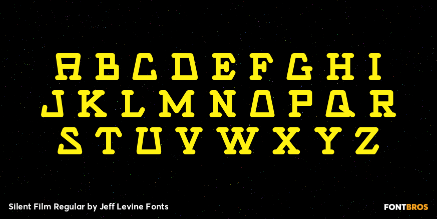 Silent Film Regular Font Poster #3