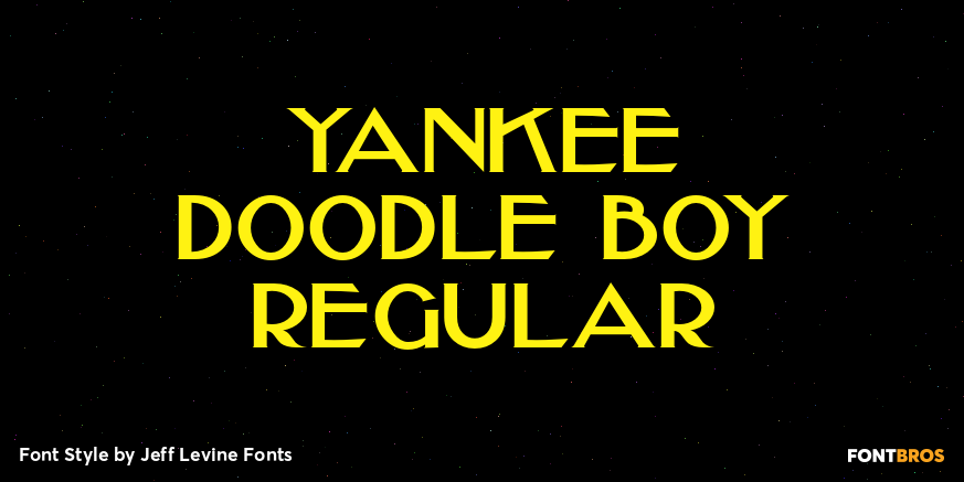 Yankee Doodle Boy Regular Font Poster #1