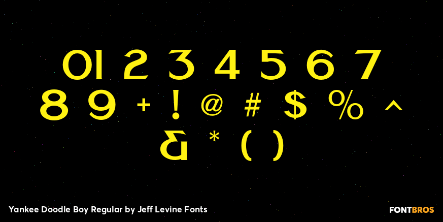 Yankee Doodle Boy Regular Font Poster #4