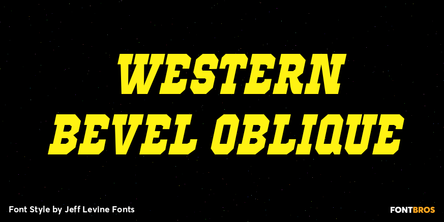 Western Bevel Oblique Poster