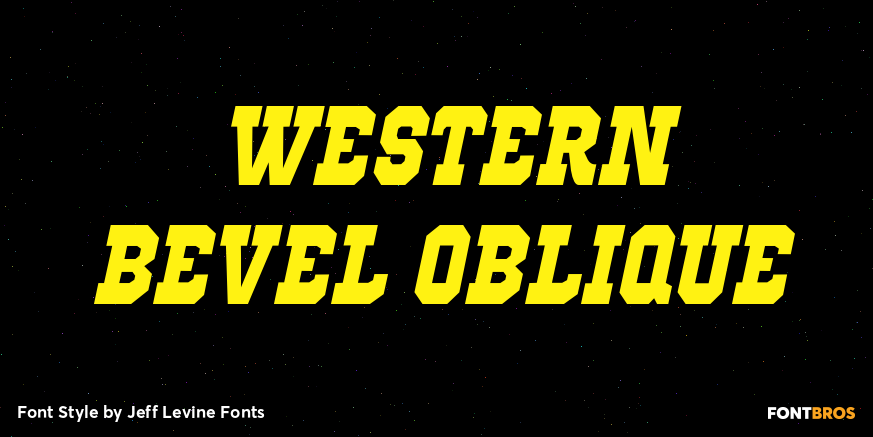 Western Bevel Oblique Poster