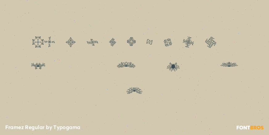 Framez Regular Font Poster #4