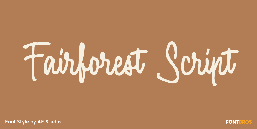 Fairforest Script Poster