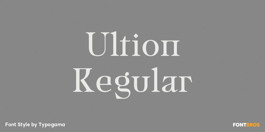 Ultion Regular Poster