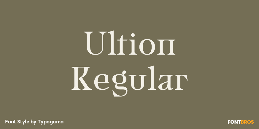 Ultion Regular Poster
