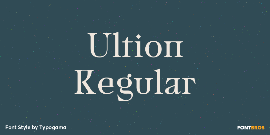 Ultion Regular Poster