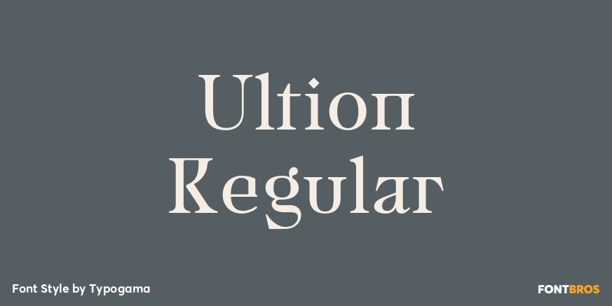 Ultion Regular Poster