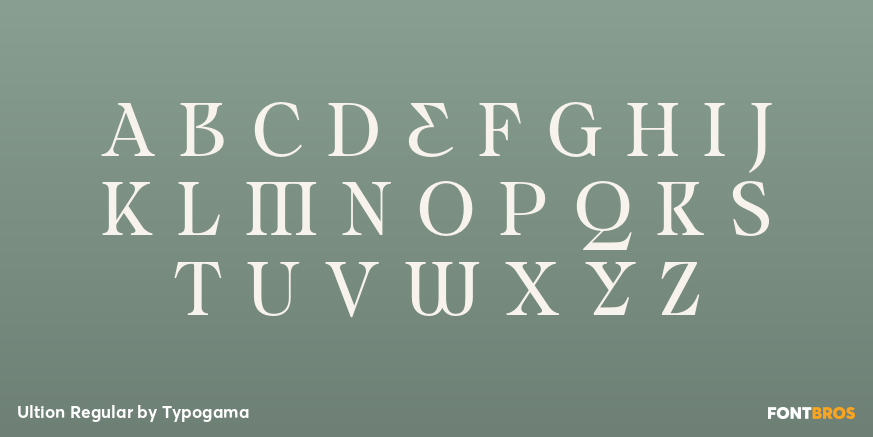 Ultion Regular Font Poster #1
