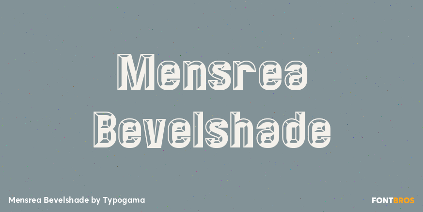 Mensrea Bevelshade Poster