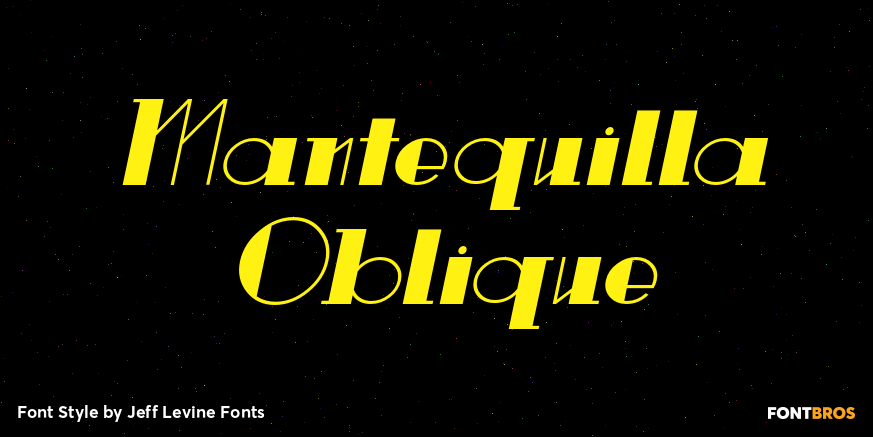 Mantequilla Oblique Poster