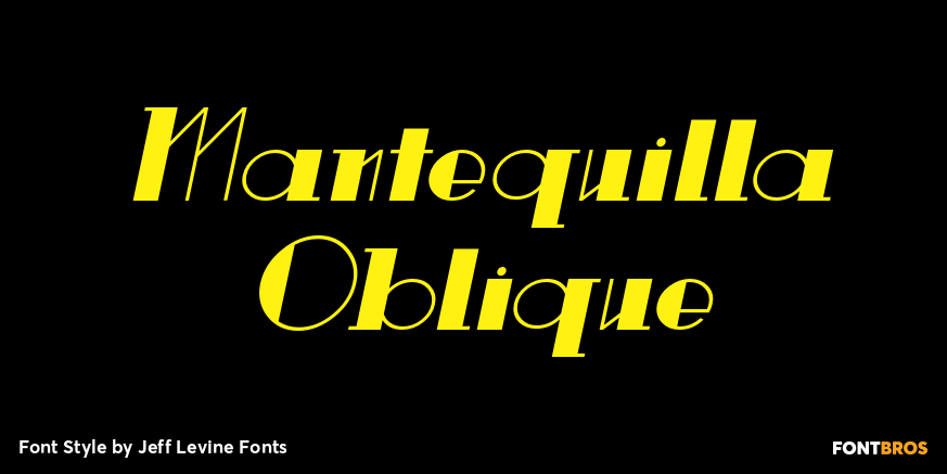 Mantequilla Oblique Poster