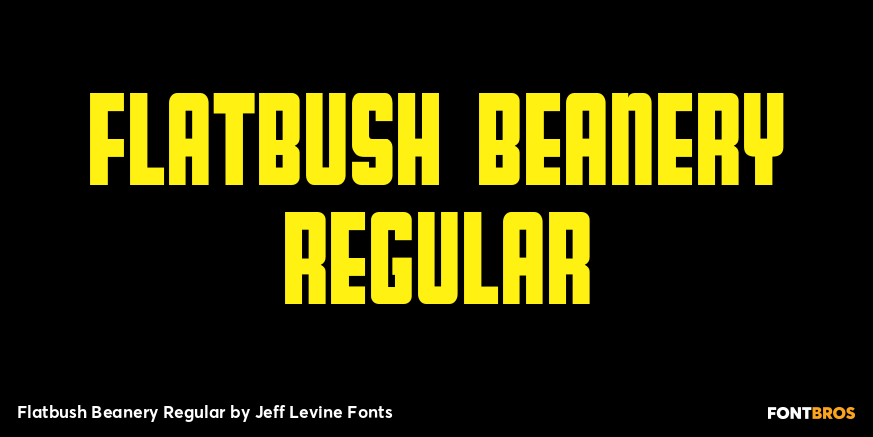 Flatbush Beanery Regular Poster
