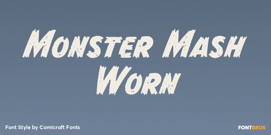 Monster Mash Worn Poster