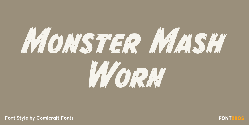 Monster Mash Worn Poster