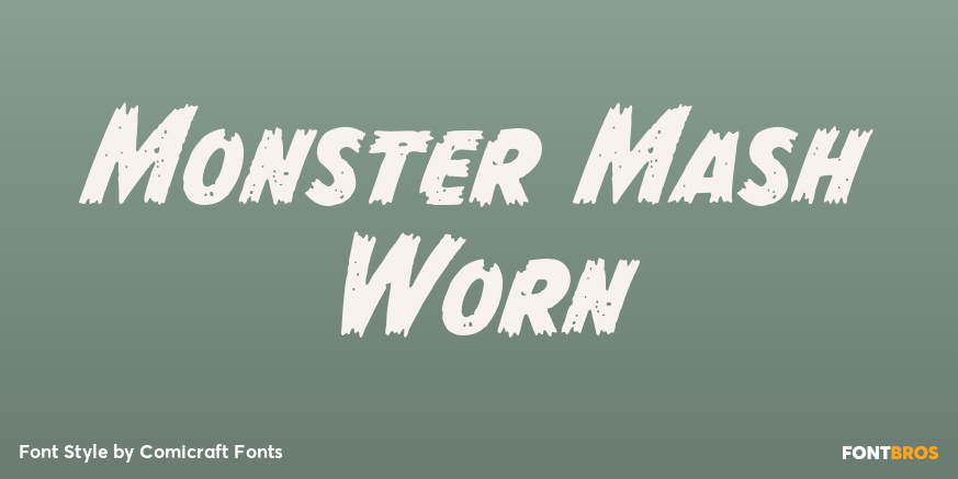 Monster Mash Worn Poster
