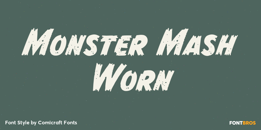Monster Mash Worn Poster