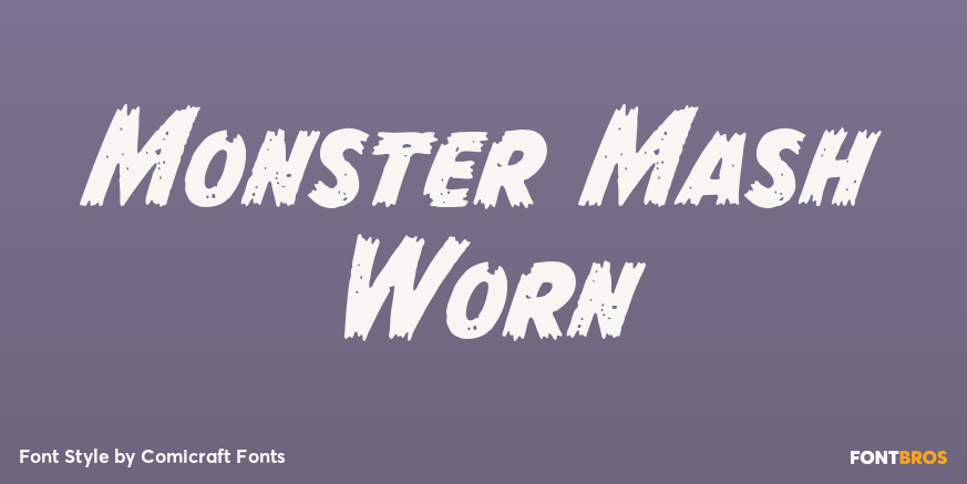 Monster Mash Worn Poster