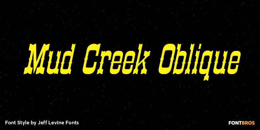 Mud Creek Oblique Poster
