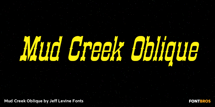 Mud Creek Oblique Poster