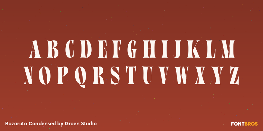 Bazaruto Condensed Font Poster #2