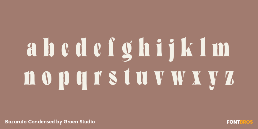 Bazaruto Condensed Font Poster #3