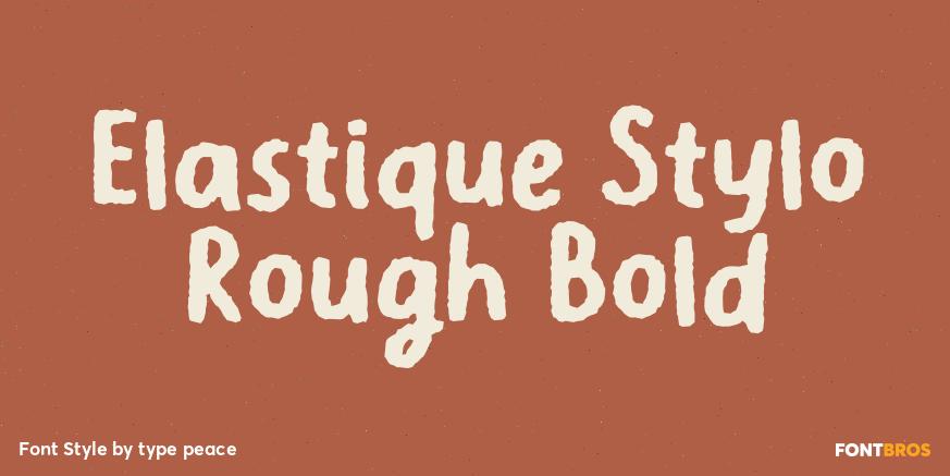 Elastique Stylo Rough Bold Poster
