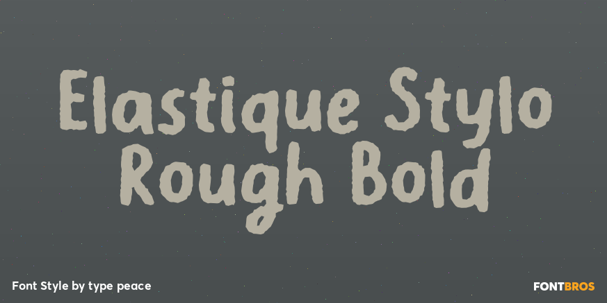 Elastique Stylo Rough Bold Poster
