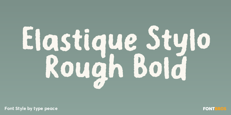 Elastique Stylo Rough Bold Poster