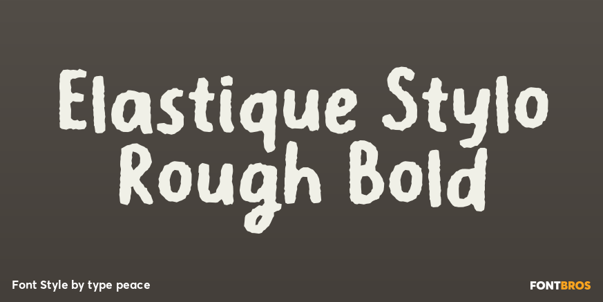 Elastique Stylo Rough Bold Poster