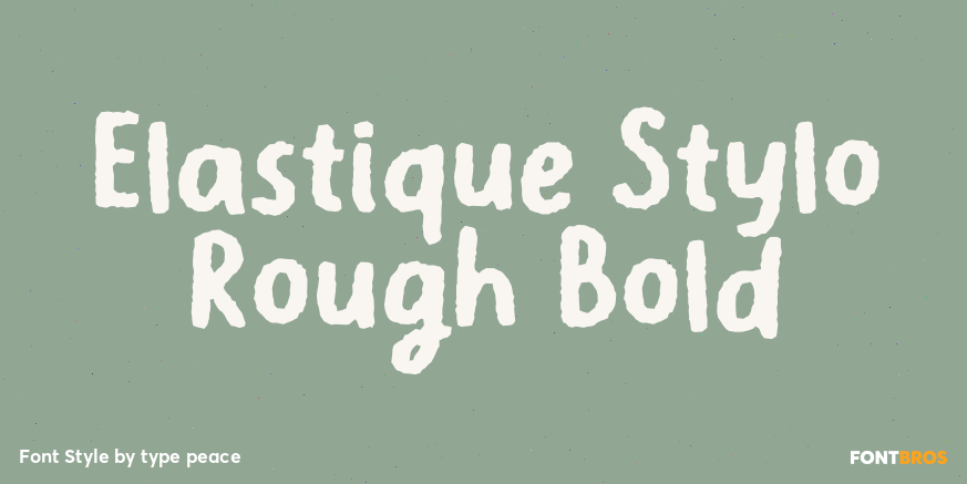 Elastique Stylo Rough Bold Poster