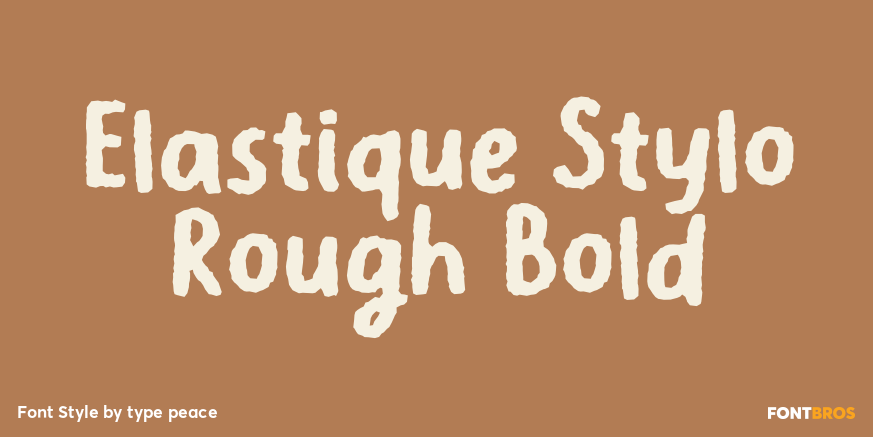 Elastique Stylo Rough Bold Poster