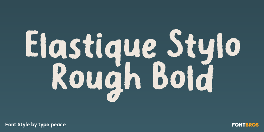 Elastique Stylo Rough Bold Poster