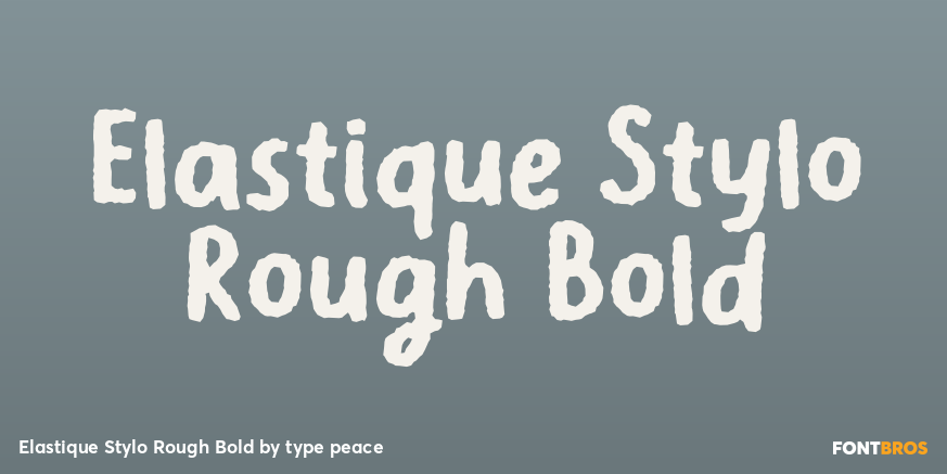 Elastique Stylo Rough Bold Poster