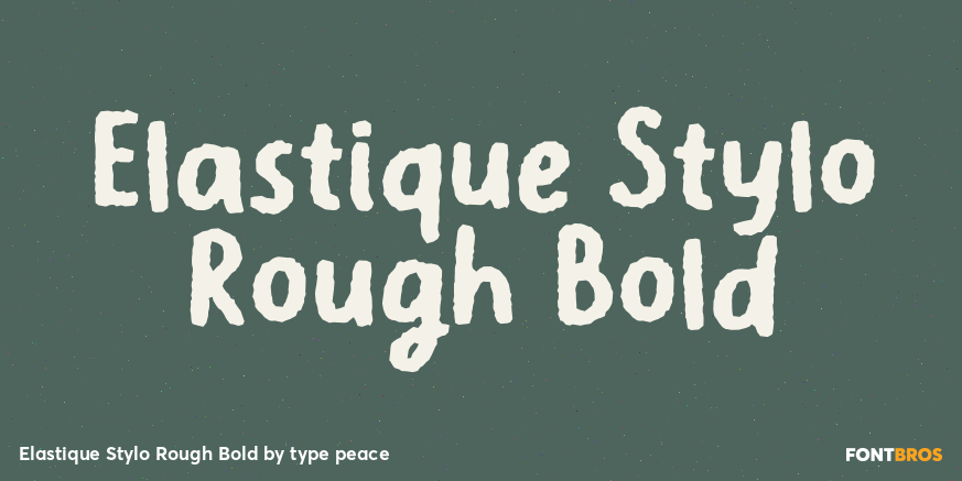 Elastique Stylo Rough Bold Poster