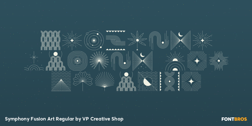 Symphony Fusion Art Regular Poster