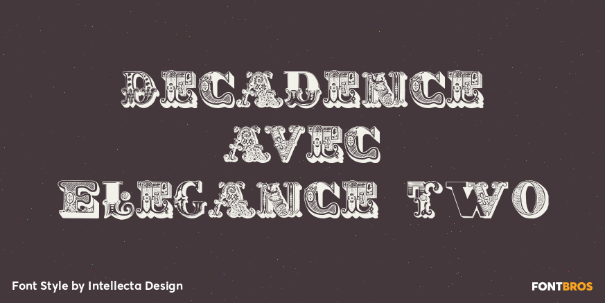 Decadence avec Elegance Two Poster