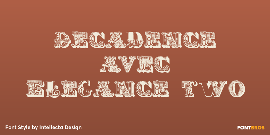 Decadence avec Elegance Two Poster