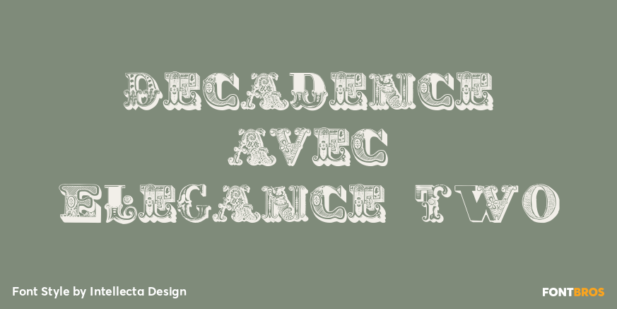 Decadence avec Elegance Two Poster